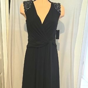 Badgley Mischka Beaded Formal Dress, New